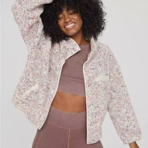 NWT Offline by Aerie Sherpa Jacket - Speckled (Confetti)